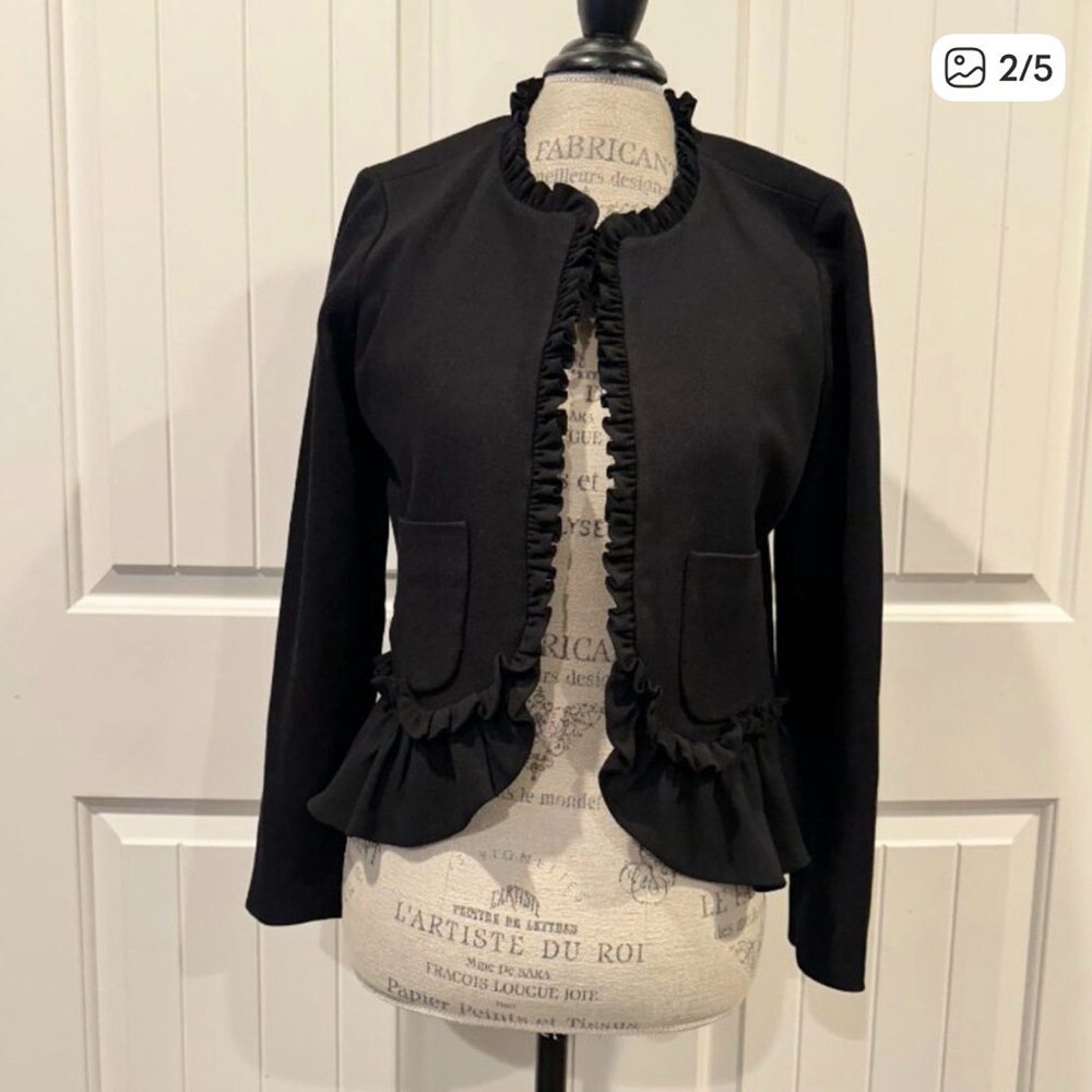 J.Crew The Going-out Blazer With Ruffles